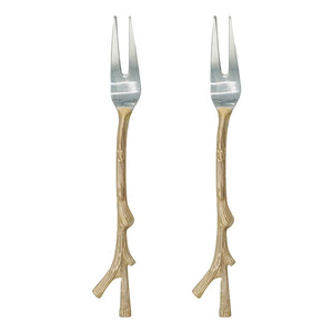 Doing Goods - Oyster Fork - 2-piece Set | Gold Brown