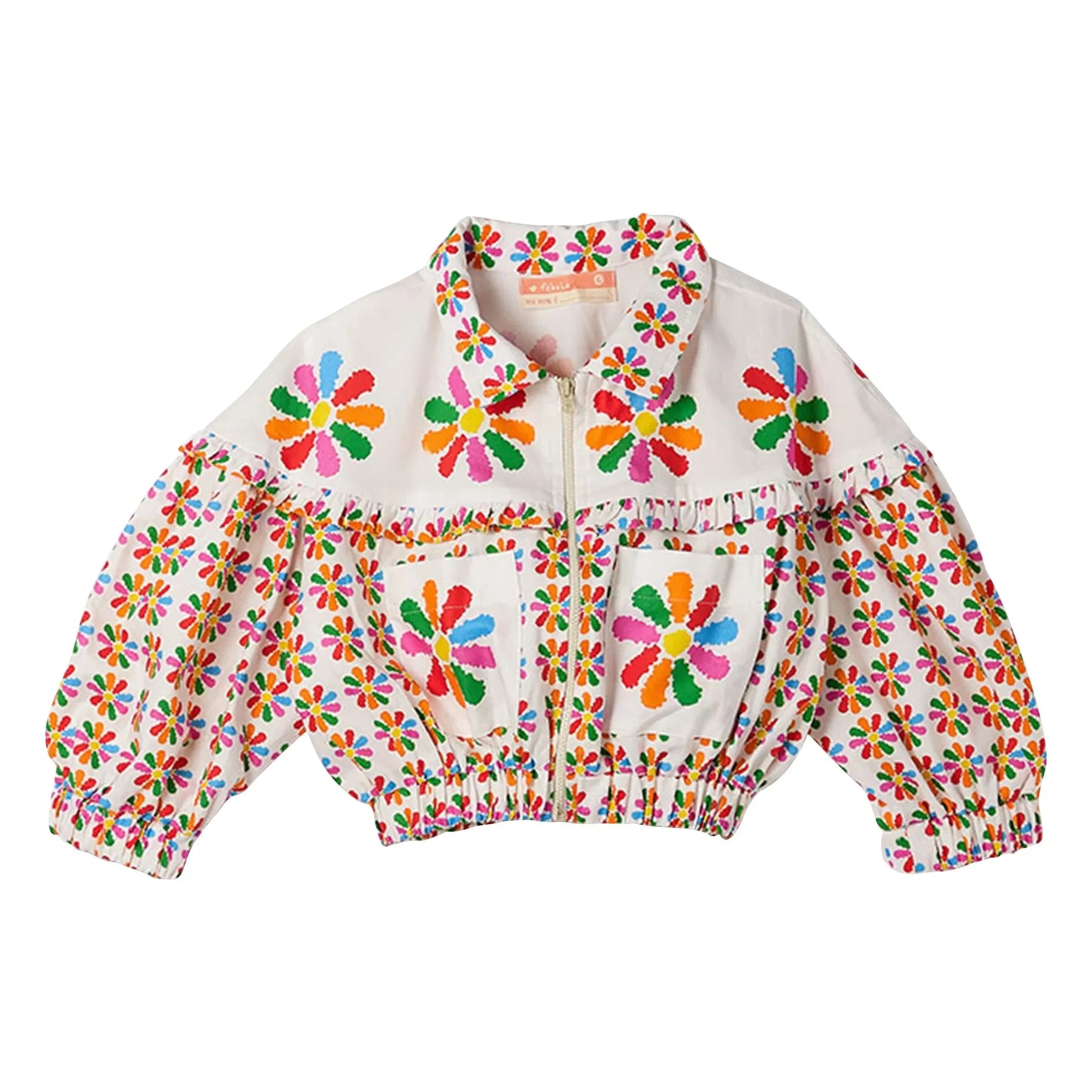 Fabula - Windmill Flared Jacket | White