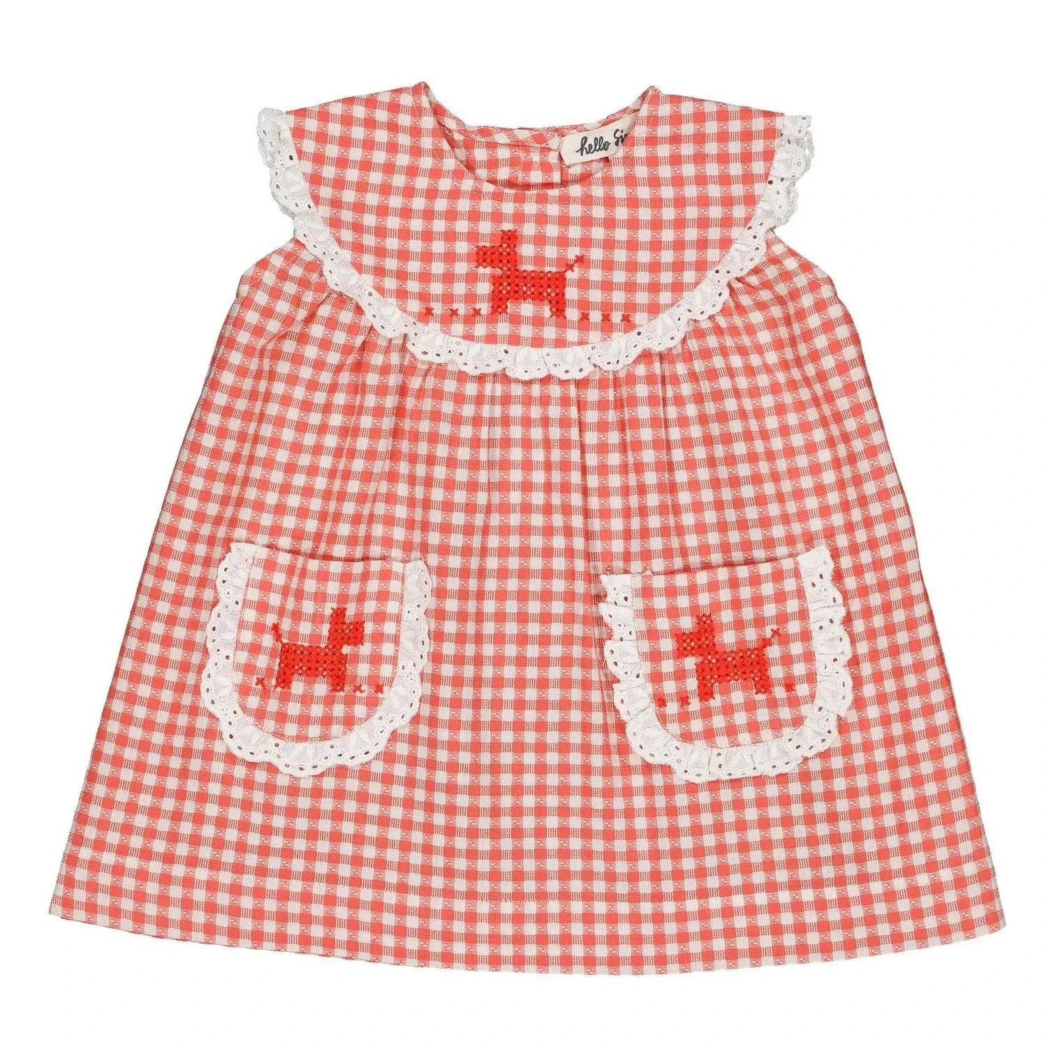 Hello Simone - Scarlett Vichy Dress | Red
