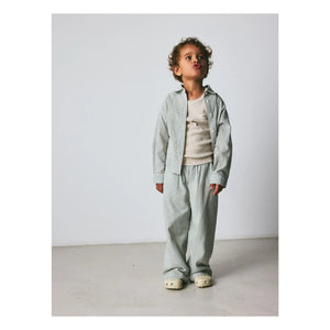 brunobruno nation - Nohrla Striped Organic Cotton Shirt | Green