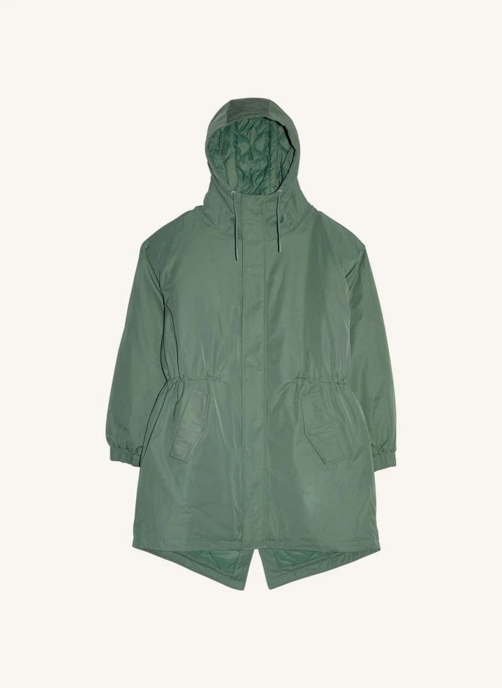 Smallable Woman - Zebra Recycled Fiber Lined Parka | Teal