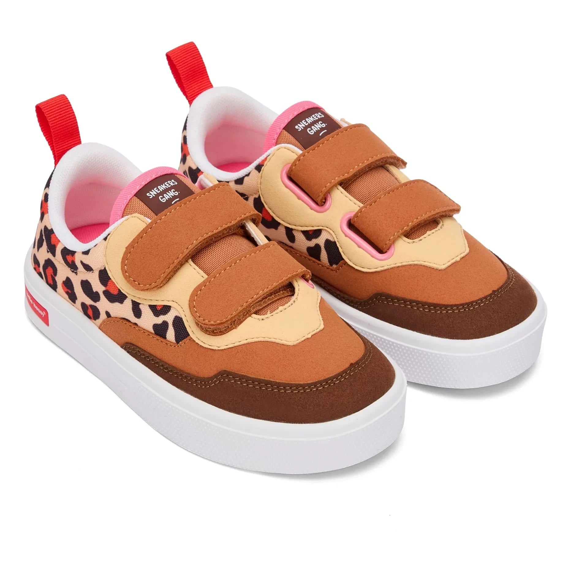 Hello Hossy - Leopard Scratch Sneakers | Cream