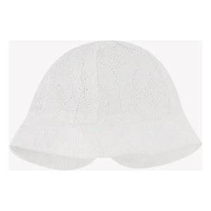 Tartine et Chocolat - Open Knit Hat | White