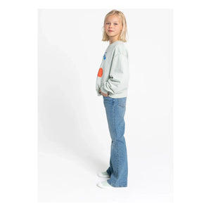Hundred Pieces - Alba organik pamuk sweatshirt | Celadon