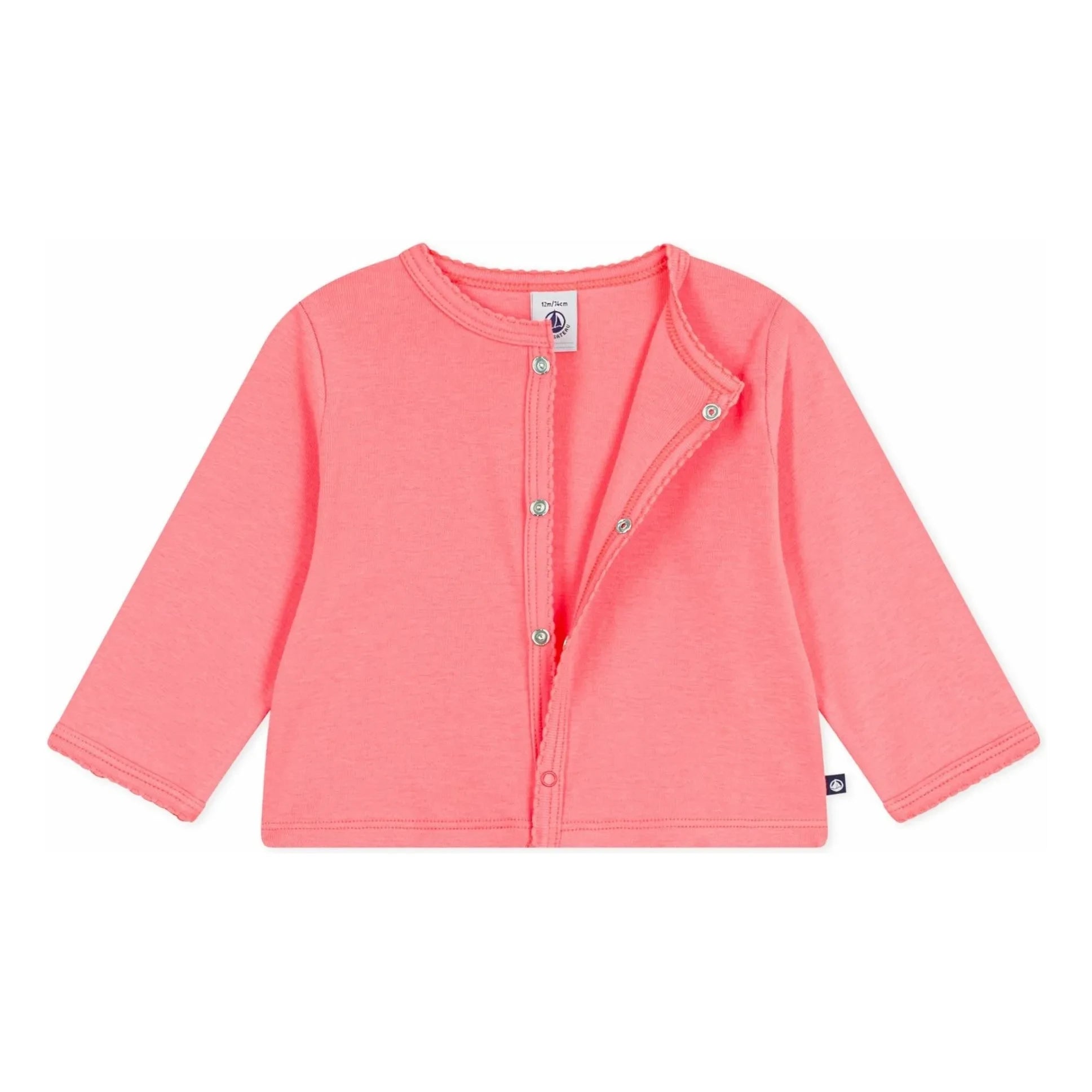 Petit Bateau - Plain Vest | Coral