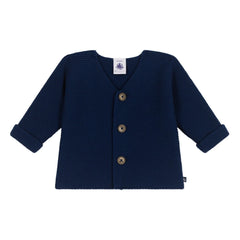 Petit Bateau - Barbie Organic Cotton Cardigan | Navy Blue