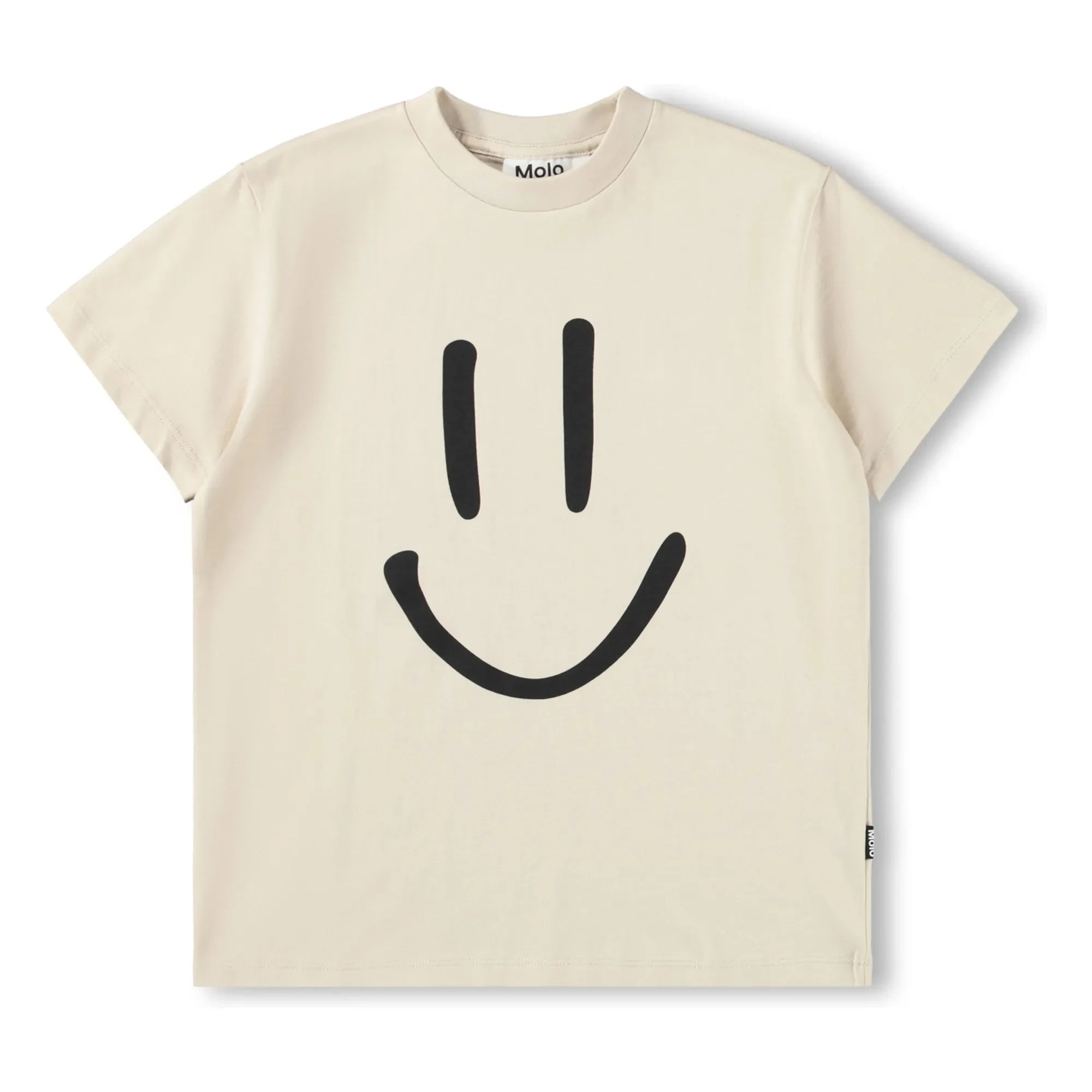 Molo - Roxo Smile Organic Cotton T-Shirt | Beige