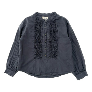Longlivethequeen - Ruched Blouse | Midnight Blue