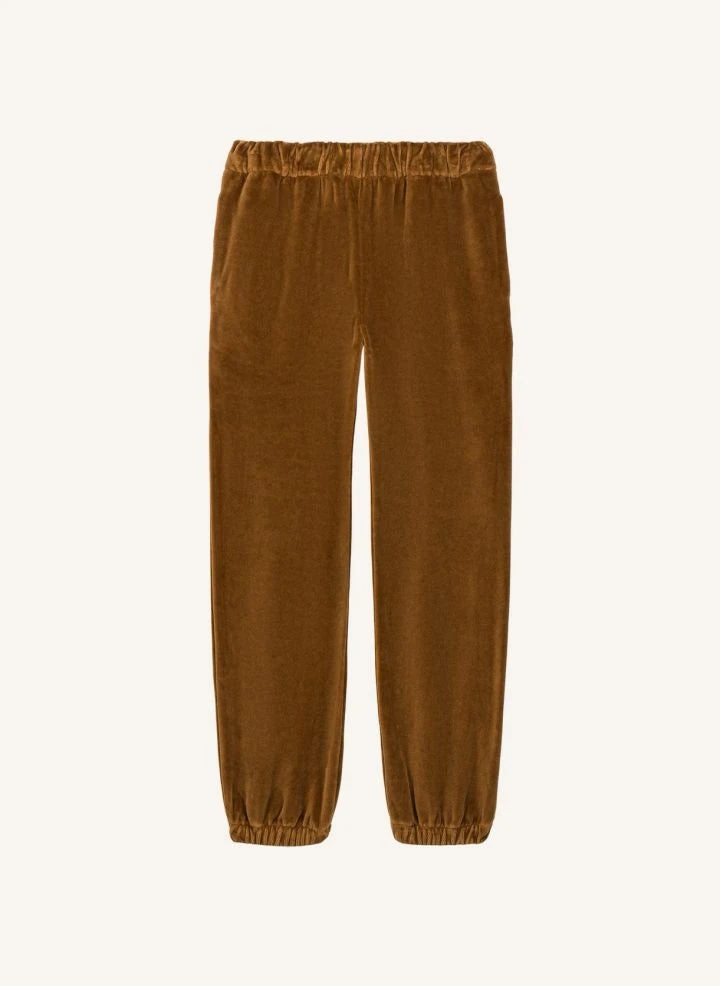 We Are Kids - Ronnie Velour Organic Jogger | Brown