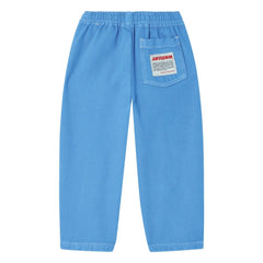 American Vintage - Pusway Organic Cotton Drawstring Denim Trousers | Blue