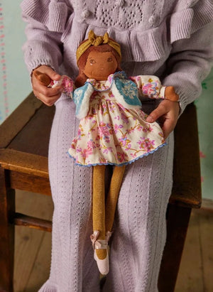 Louise Misha - Cherry bebek - Louise Misha x Moulin Roty | Kahverengi