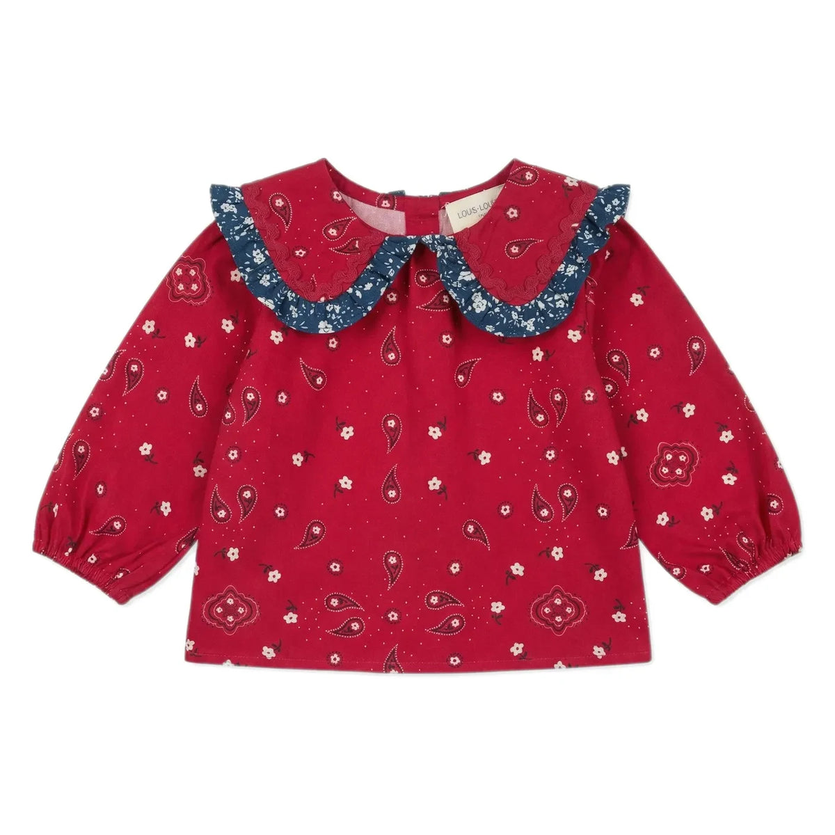 Louis Louise - Sybillette Bandana Blouse | Red