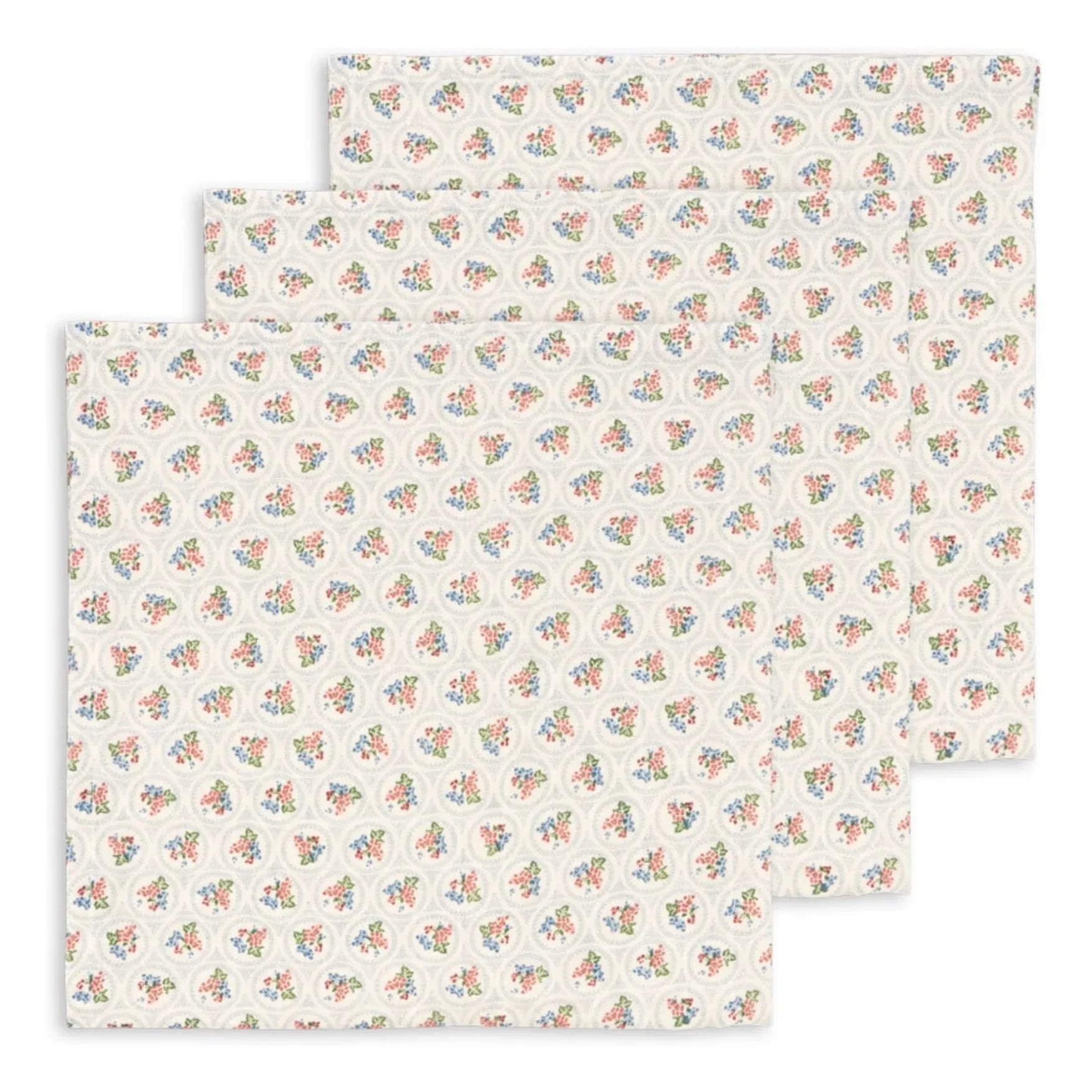 Konges Sløjd - Verona Blues Baby Diapers - 3-Pack | Ecru