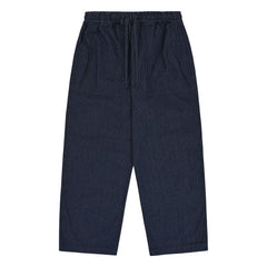 Kappy - Tired Denim Striped Trousers | Indigo