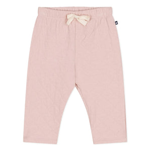 Petit Bateau - Organic Cotton Tapucin Quilted Pants | Dusty Pink