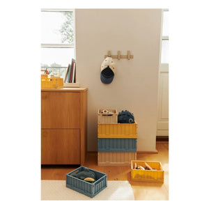 Liewood - Weston Foldable Basket - 2-Pack | Beach Blue