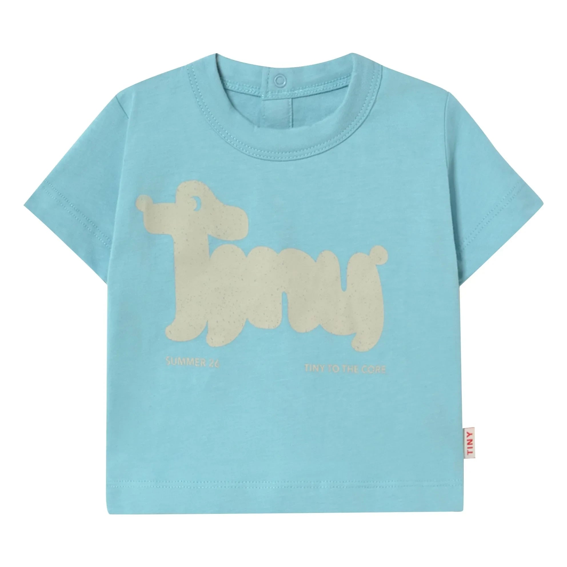 Tinycottons - Organic Cotton Dog T-Shirt | Light Blue