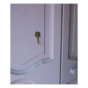 Doing Goods - Lucky Clover pirinç palto askısı | Altın