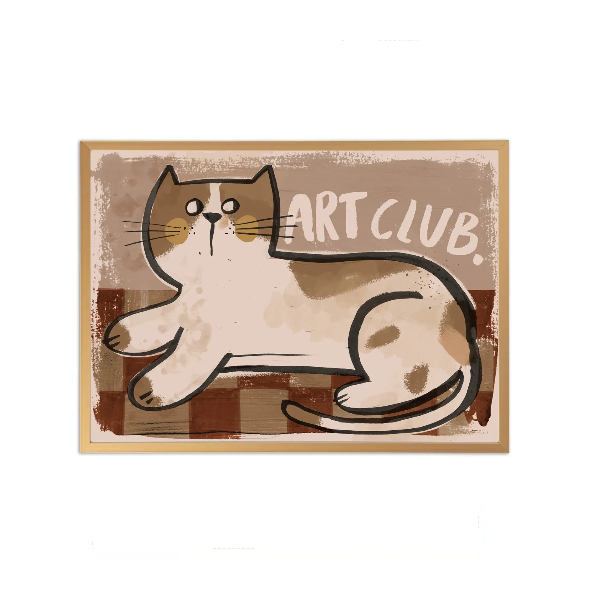 Studio Loco - Cat Artist Club Large Poster