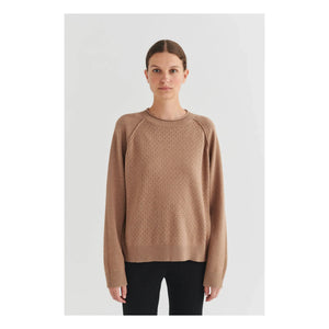 FUB - Pointelle sweatshirt | Ekru