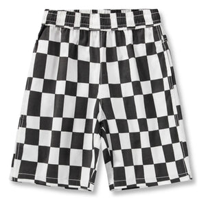 Molo - Arrow Damier Organic Cotton Shorts | Black