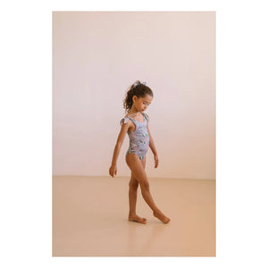 Studio Bohème - Roberta Fleurs Organic Cotton Swimsuit | Lilac
