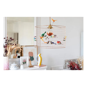 Mathieu Challières - Small Bird Cage Pendant Lamp