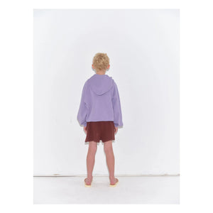 Main Story - Organic Cotton Buttoned Romper | Chocolate