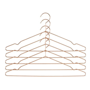 Hay - Copper Red | Set of 5 Hangers