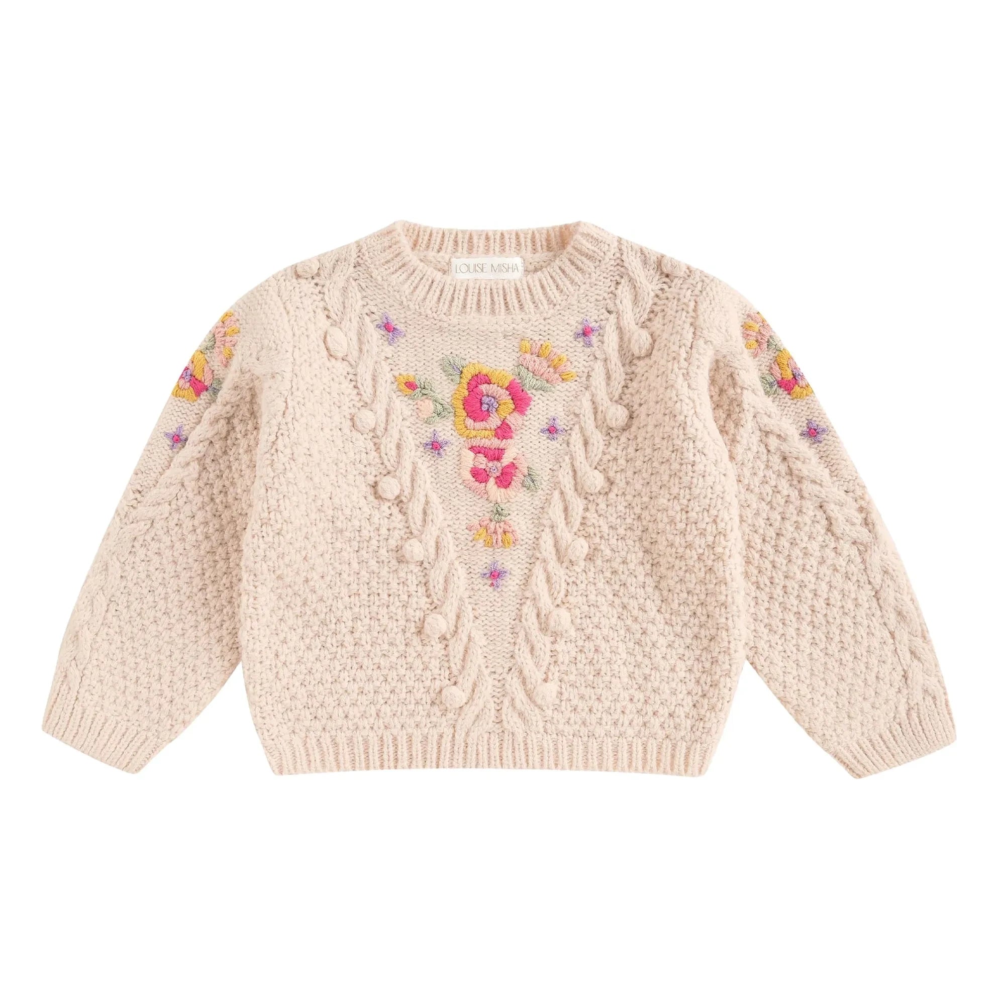 Louise Misha - Acila Wool Sweater | Cream