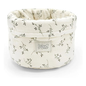 Babyshower - Oliver Bloom Storage Basket | Ecru