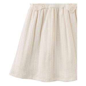 Gingersnaps - Elowyn Embroidered Ruffled Dress | Ecru