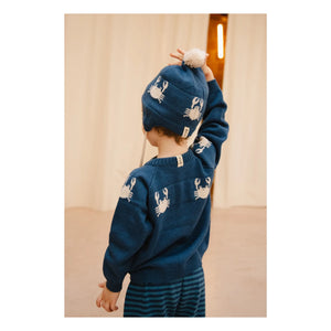 Bayiri - Dancing Crabs Merino Bere | Mavi