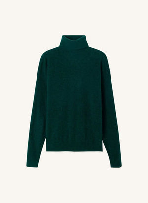 American Vintage - Raxow Wool Turtleneck Sweater | Dark Green