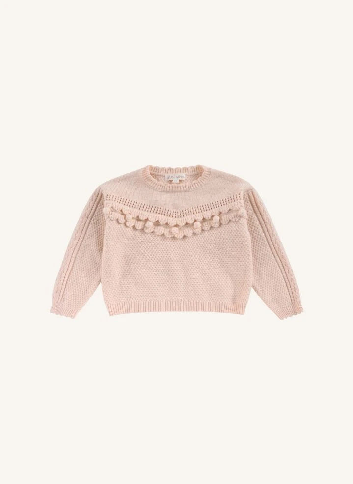 Louise Misha - Ionnisa Maille Fantaisie sweater | powder pink