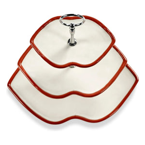 Serax - 3-Tier Cake Stand, Wouters & Hendrix | Red