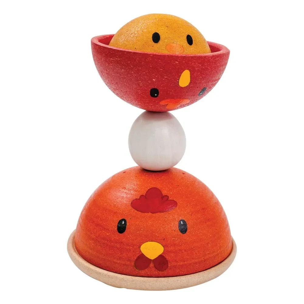 Plan Toys - Stackable Wooden Chicken