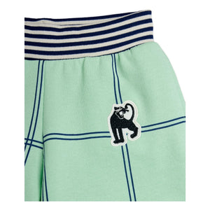 Mini Rodini - Organic Cotton Checkered Shorts | Green