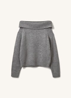 Sofie Schnoor - Sawasy Open-Shoulder Sweater | Grey