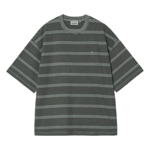 Carhartt WIP - Hanson Striped T-Shirt | Gray-green