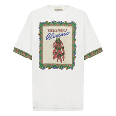 Alémais - Katerina Chilli Organic Cotton T-Shirt | Cream