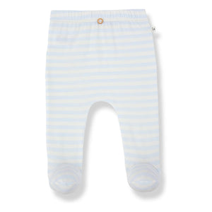 1+ in the Family - Striped Ros Leggings | Light Blue