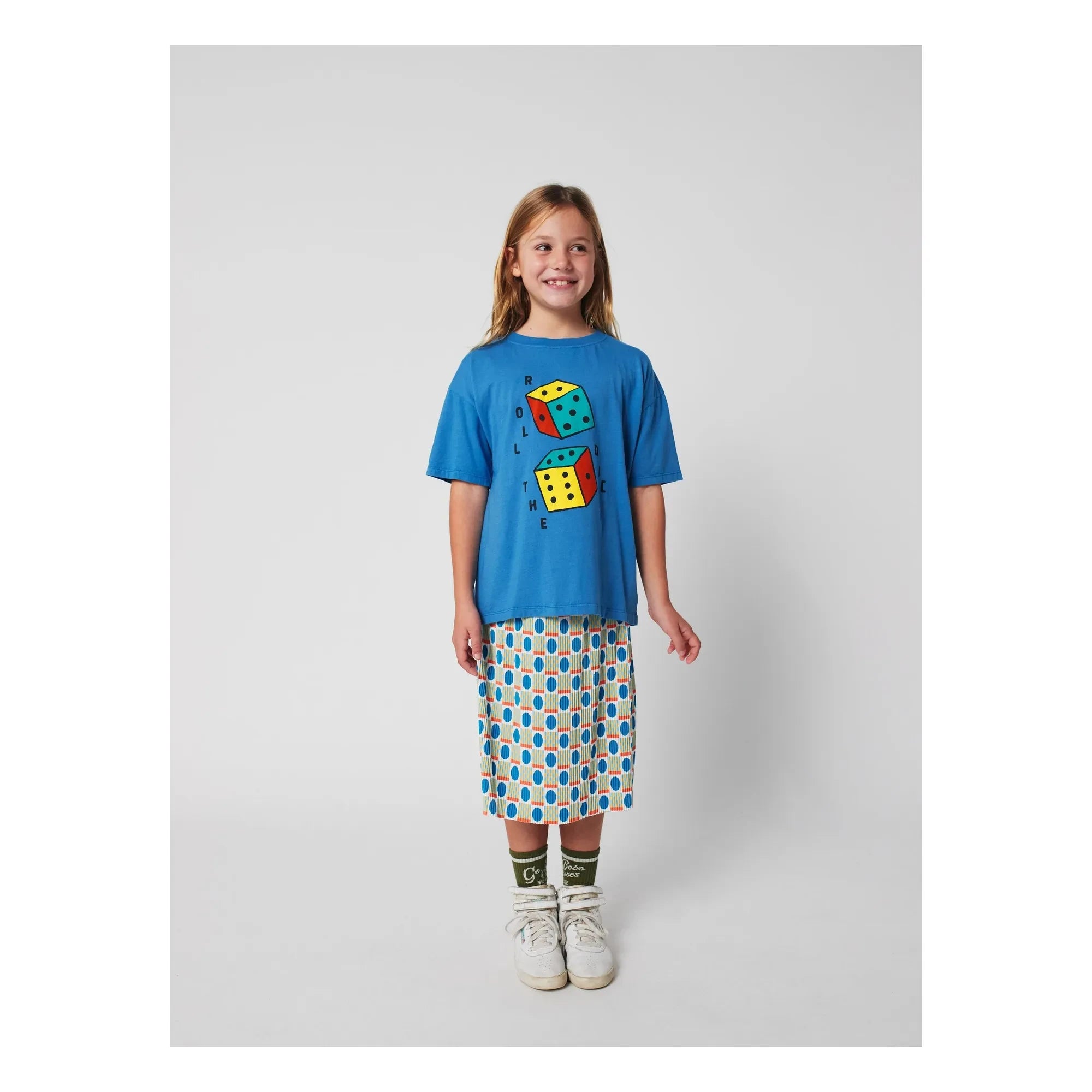 Bobo Choses - Roll The Dice T-shirt Organic Cotton | Blue