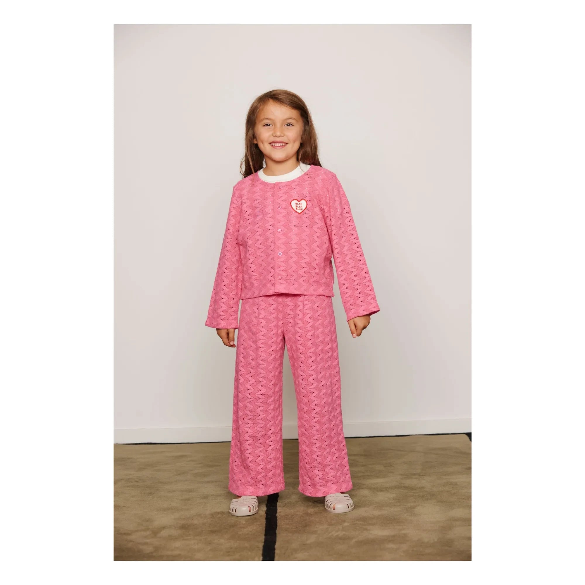 Mini Rodini - Organic Cotton Lace Pants | Pink