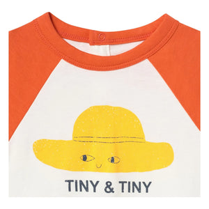 Tinycottons - Organic Cotton Bodysuit Hat | White