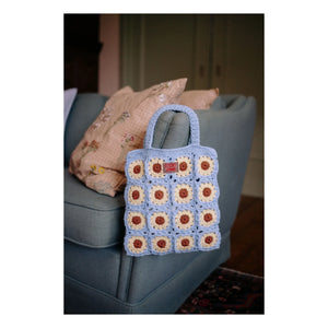 Sticky Lemon - Flower Crochet Bag | Brown