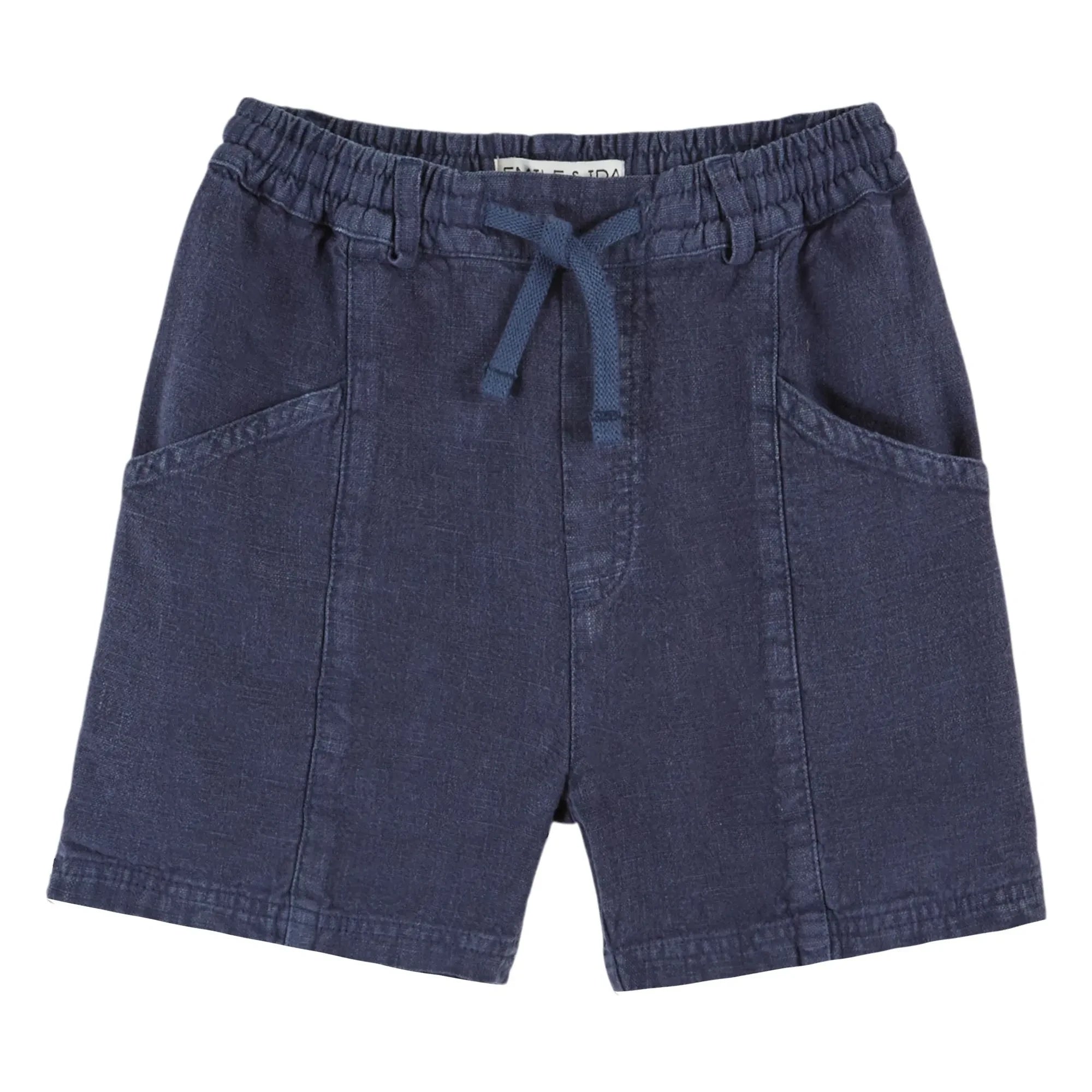 Emile et Ida - Linen Shorts | Navy Blue