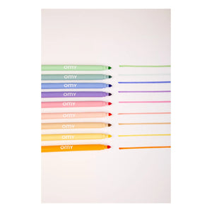 Omy - 9 Pastel Markers | Purple