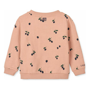 Liewood - Thora Berries Organic Cotton Sweatshirt | Pink
