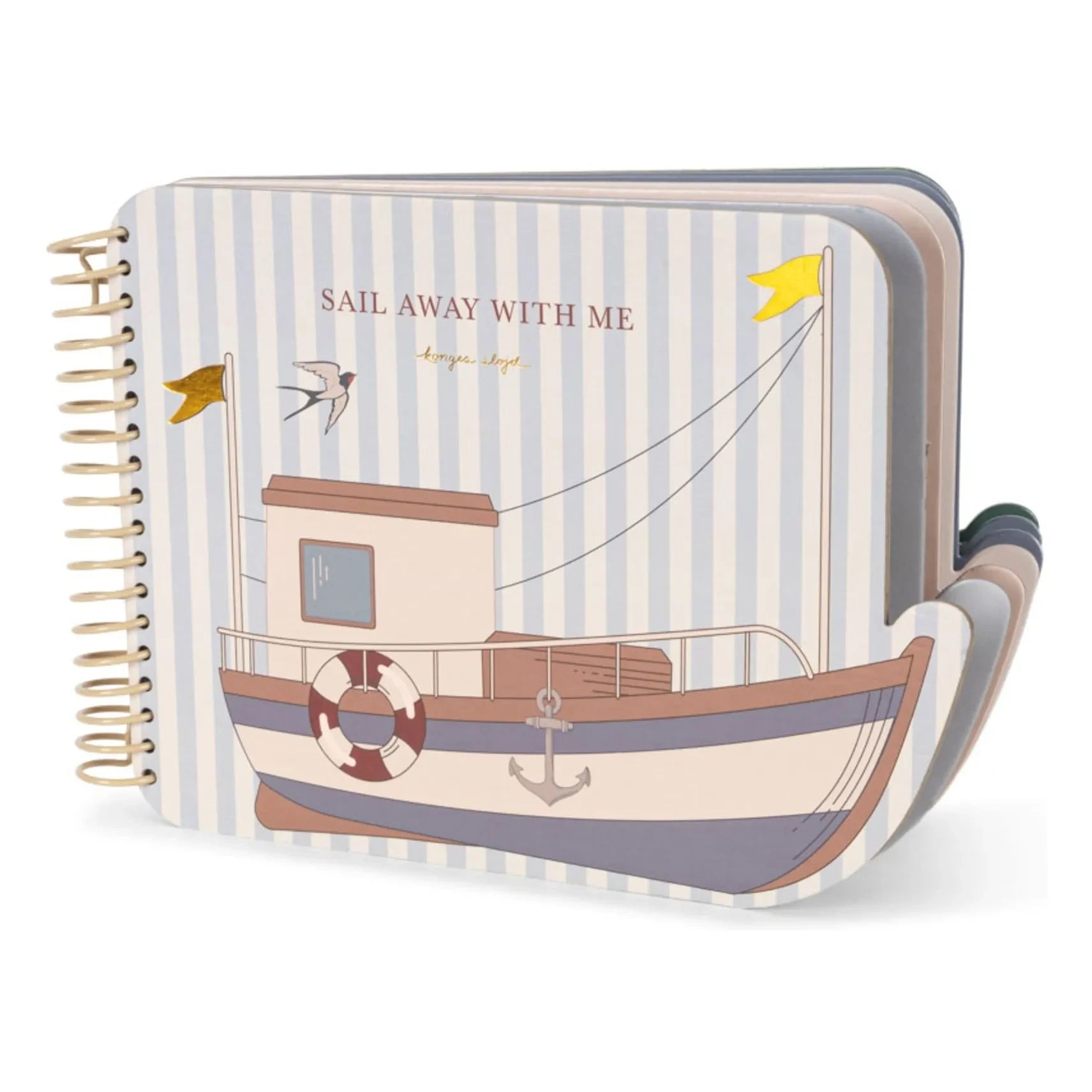Konges Sløjd - Rock my boat magic coloring book | Blue